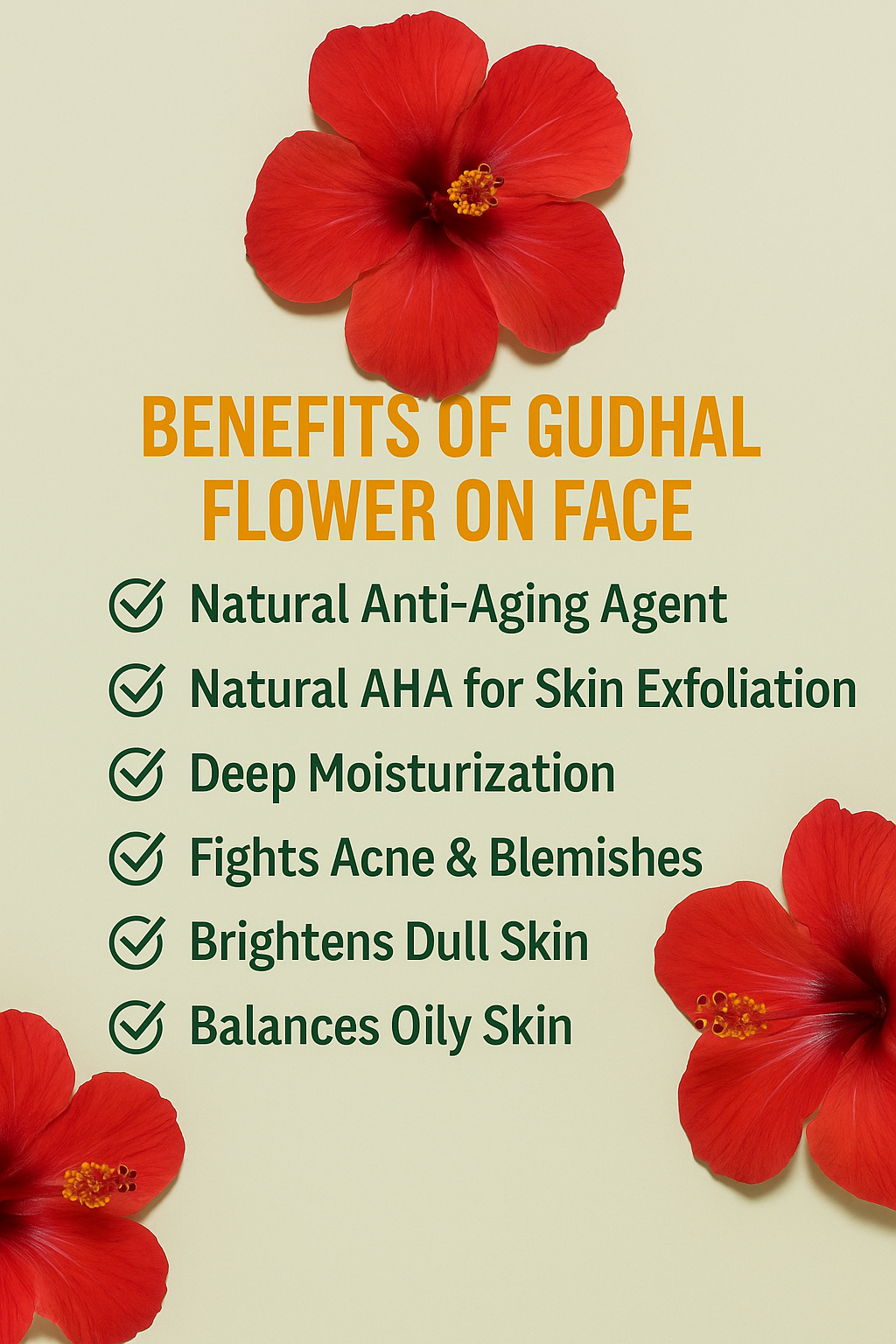 🌺 Gudhal Flower for Glowing Skin: Ayurveda’s Secret for Natural Beauty